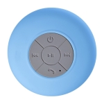 Enceinte multifonction en plastique caoutchouté coloré couleur bleu ciel première vue