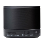 Enceinte d'entreprise circulaire multifonctionnelle Soul Metal couleur noir première vue