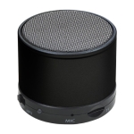 Enceinte d'entreprise circulaire multifonctionnelle Soul Metal couleur noir deuxième vue