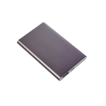 Power Bank personnalisé en aluminium de 4.000 mAh couleur titan cinquième vue