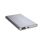 Power Bank personnalisé en aluminium de 4.000 mAh couleur titan septième vue