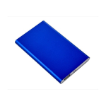 Power Bank personnalisé en aluminium de 4.000 mAh couleur bleu roi troisième vue