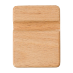 Support pour téléphone carré en bambou pour le bureau Bamboo deuxième vue