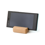 Support pour téléphone carré en bambou pour le bureau Bamboo troisième vue