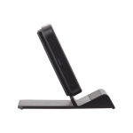 Chargeur à induction personnalisé avec support réglable hauteur Adjust couleur noir troisième vue