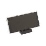 Chargeur à induction personnalisé avec support réglable hauteur Adjust couleur noir huitième vue