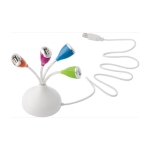Hub USB personnalisable original de couleurs vives Funny couleur multicolore deuxième vue