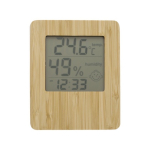 Station météorologique en bambou pas cher avec 3 fonctions Hall couleur bois deuxième vue