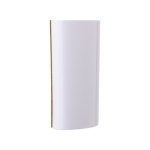 Porte-crayon en bambou avec horloge et logo Multifunctional couleur bois quatrième vue