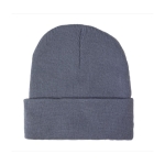Bonnet d'hiver avec logo et lampe blanche à 3 intensités COB couleur gris foncé première vue