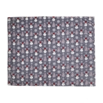 Couverture en polaire à motifs de Noël 260g/m² Navideña couleur gris première vue