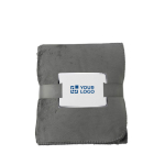 Couverture personnalisée façon peau de mouton 190 g/m² Soft Touch avec zone d'impression