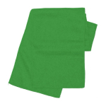 Écharpe polaire en polyester brodé avec votre logo Foulard Polar couleur vert première vue