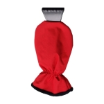 Gratte-neige personnalisé avec gant rembourré Adjust couleur rouge deuxième vue