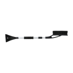 Grattoir à glace de merchandising avec brosse et manche en néoprène couleur noir première vue