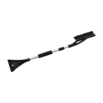 Grattoir à glace de merchandising avec brosse et manche en néoprène couleur noir deuxième vue