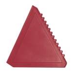 Gratte-glace Triangle couleur rouge deuxième vue