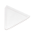 Gratte-glace Triangle couleur blanc première vue