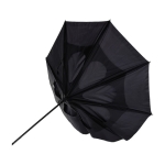 Parapluie anti-tempête résistant couleur noir troisième vue