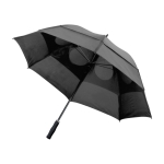 Parapluie anti-tempête résistant couleur gris première vue
