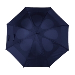 Parapluie anti-tempête résistant couleur bleu foncé première vue