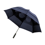 Parapluie anti-tempête résistant couleur bleu foncé deuxième vue