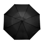 Petits parapluies pliants publicitaires avec housse Ø94 Basic couleur noir deuxième vue
