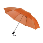 Petits parapluies pliants publicitaires avec housse Ø94 Basic couleur orange troisième vue