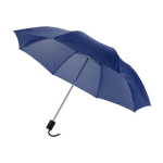 Petits parapluies pliants publicitaires avec housse Ø94 Basic couleur bleu marine troisième vue