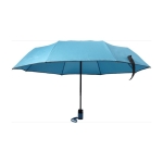 Parapluie pliant automatique avec housse colorés Ø97 Rainy couleur bleu ciel première vue