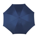 Parapluie manuel à 8 panneaux avec housse et bandoulière Ø 131 cm couleur bleu foncé deuxième vue