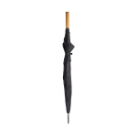 Parapluie manuel 8 panneaux avec manche en bois Ø132 Button couleur noir première vue