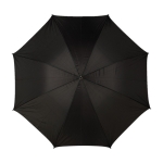 Parapluie manuel 8 panneaux avec manche en bois Ø132 Button couleur noir deuxième vue