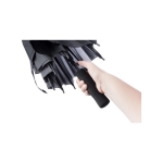 Parapluie à 8 panneaux en polyester 170T Ø106 Auto Cloudburst couleur noir cinquième vue