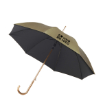 Parapluie avec logo automatique avec extérieur doré Ø105 Auto Golden avec zone d'impression