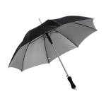 Parapluie imprimé moderne avec intérieur argenté Ø102 Monsoon Plus couleur noir quatrième vue