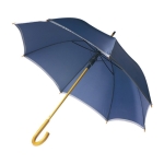Parapluie nylon 190T avec passepoil réfléchissant Ø105 Auto Reflective couleur bleu foncé troisième vue