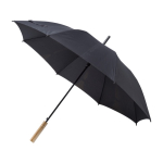 Parapluie recyclé à ouverture automatique Ø103 couleur noir troisième vue