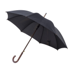Parapluie personnalisé classique en RPET Ø105 Reciclo Essence couleur noir troisième vue