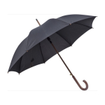 Parapluie personnalisé classique en RPET Ø105 Reciclo Essence couleur noir sixième vue