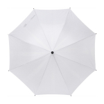 Parapluie personnalisé classique en RPET Ø105 Reciclo Essence couleur blanc première vue