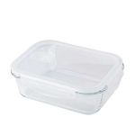 Lunch box en verre transparent avec couvercle hermétique 1000ml Crystal couleur transparent première vue
