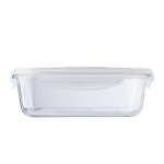 Lunch box en verre transparent avec couvercle hermétique 1000ml Crystal couleur transparent troisième vue