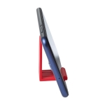 Lunch box en silicone 850ml avec support pour téléphone Division couleur rouge sixième vue