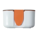 Lunch box en silicone 850ml avec support pour téléphone Division couleur orange première vue