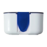 Lunch box en silicone 850ml avec support pour téléphone Division couleur bleu roi première vue