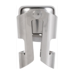 Bouchon en acier inoxydable et silicone pour bouteille Inox couleur argenté première vue