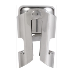 Bouchon en acier inoxydable et silicone pour bouteille Inox couleur argenté quatrième vue