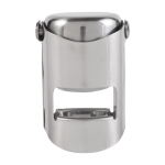 Bouchon en acier inoxydable et silicone pour bouteille Inox couleur argenté cinquième vue