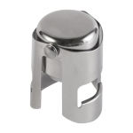 Bouchon en acier inoxydable et silicone pour bouteille Inox couleur argenté neuvième vue